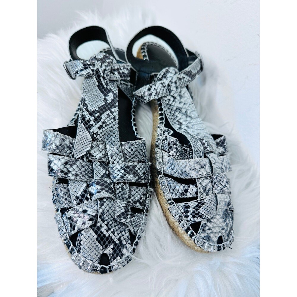 Andre Assous Espadrilles EU 40 | Luxury Handmade Spain | Snakeskin Leather | s 9